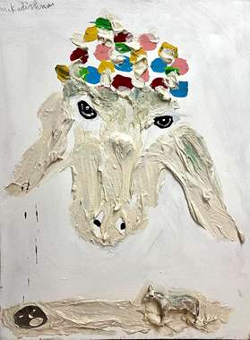 Menashe Kadishman-מנשה קדישמן-N*2631-SOLD- : image 1