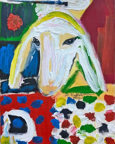 -N* 2664-Menashe Kadishman SOLD- -N* 2664-Menashe Kadishman SOLD-