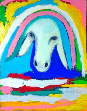 Menashe Kadishman-מנשה קדישמן-N*9404 : image 1